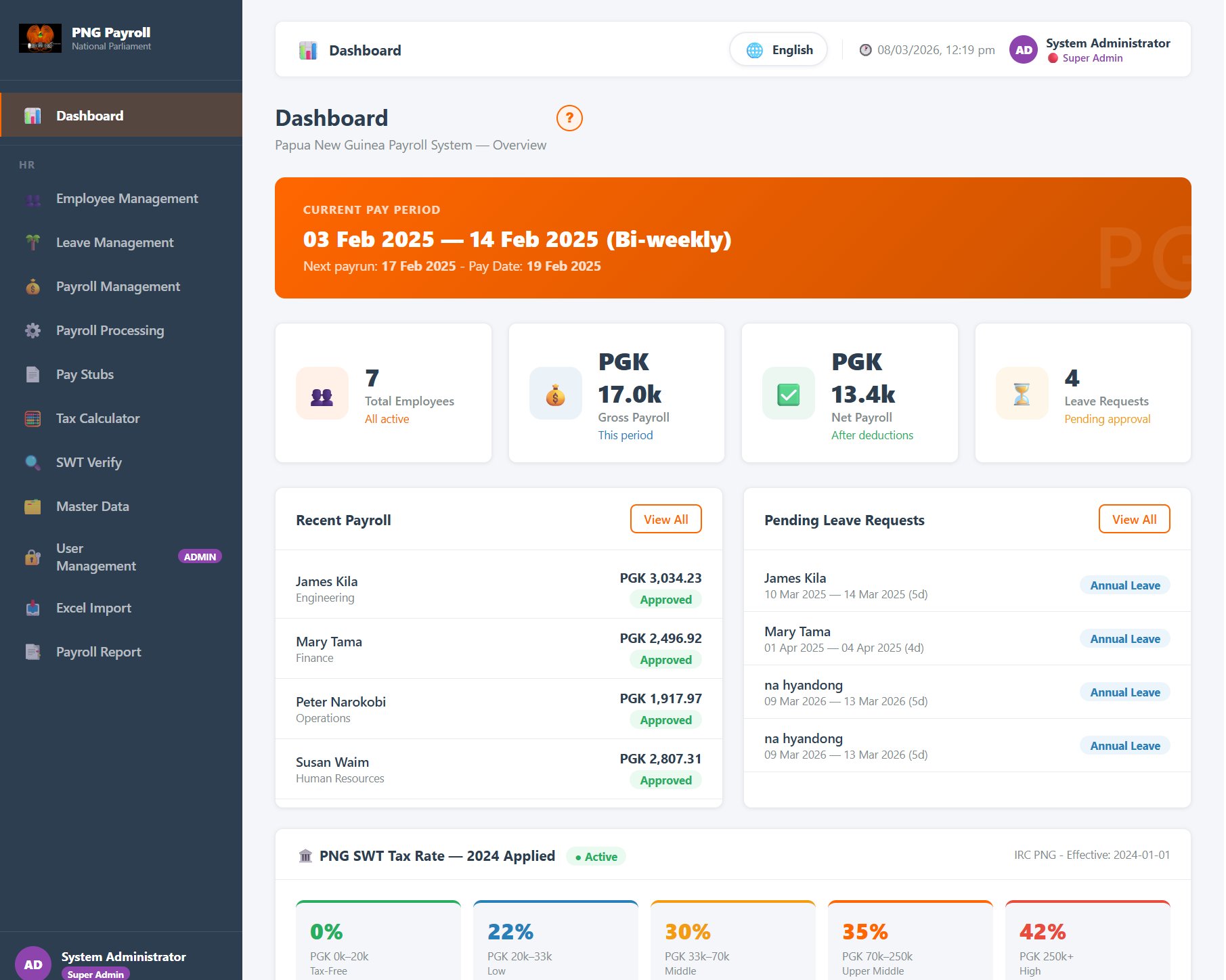 Dashboard