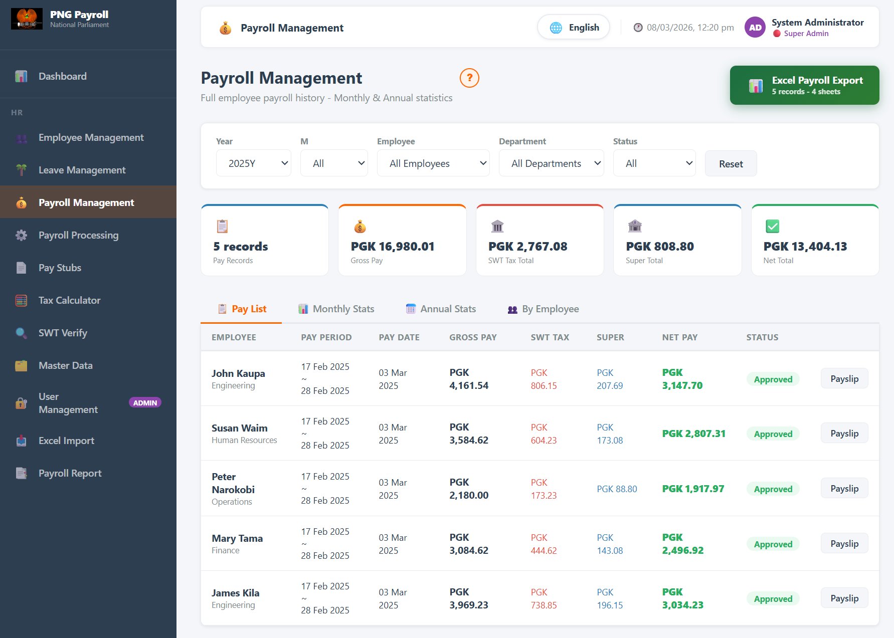 Payroll Management
