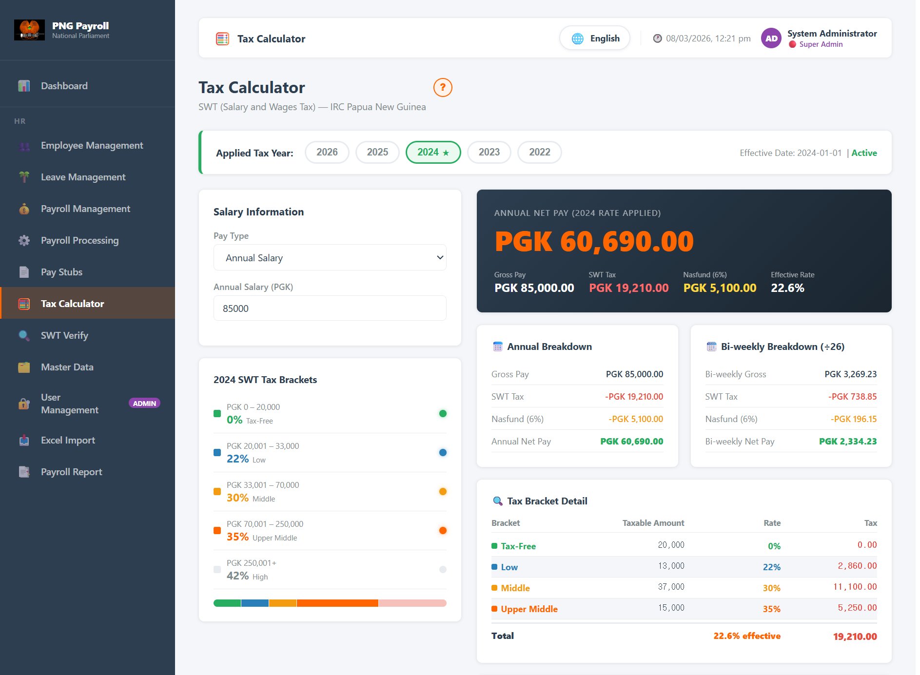 Tax Calculator